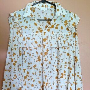 Boutique Women's Floral Blouse Size S